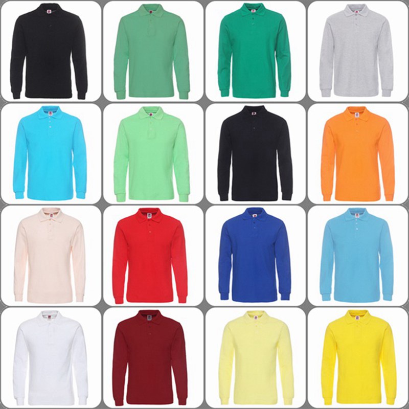 custom long sleeve polo shirts 
